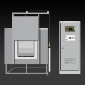 氣動上開門箱式電爐