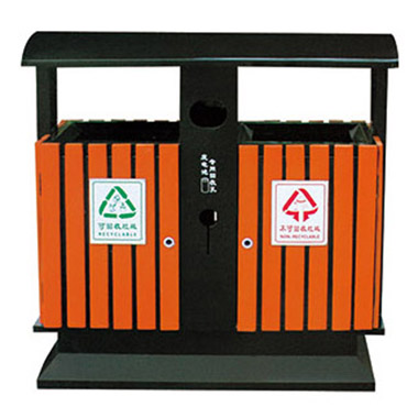鋼木垃圾（jī）桶
