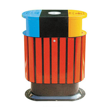 鋼木（mù）垃圾桶