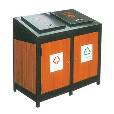 鋼木垃圾（jī）桶