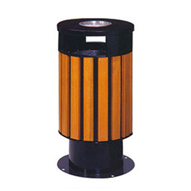 鋼木（mù）垃圾桶