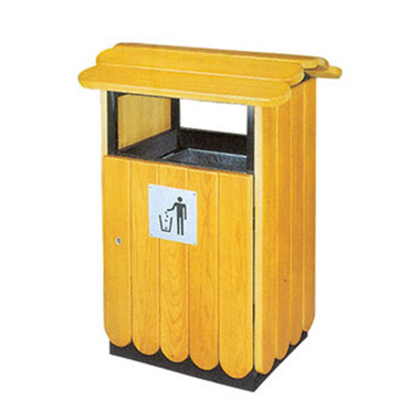 鋼（gāng）木垃（lā）圾桶