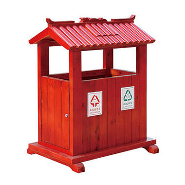 鋼木垃圾（jī）桶