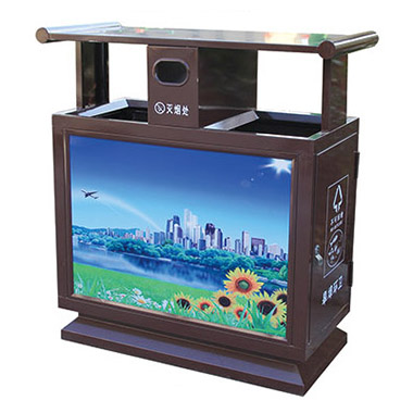 鋼板噴塑垃圾桶