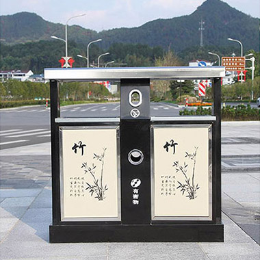 鋼（gāng）板噴塑（sù）垃（lā）圾桶