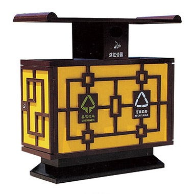 鋼板噴塑垃圾桶