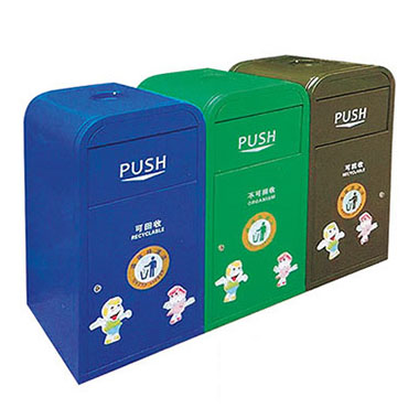 鋼板噴塑垃圾桶