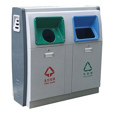 鋼板（bǎn）噴塑垃圾桶