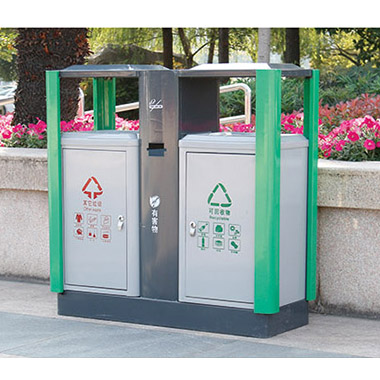 鋼板（bǎn）噴塑垃圾桶