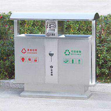 不鏽鋼垃（lā）圾桶