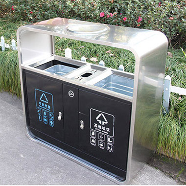 不（bú）鏽鋼（gāng）垃圾桶